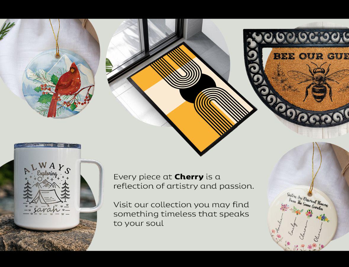 Custom Text Floral Doormat, Personalized Welcome Mat, Boho Roses Front Porch Decor