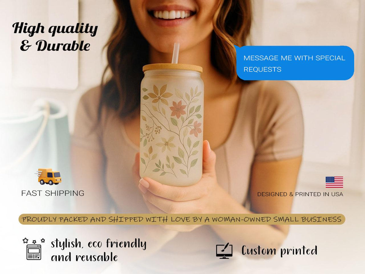 Personalized Future Mrs Bamboo Lid Tumbler, Floral Bachelorette Party Sipper Glass Cup