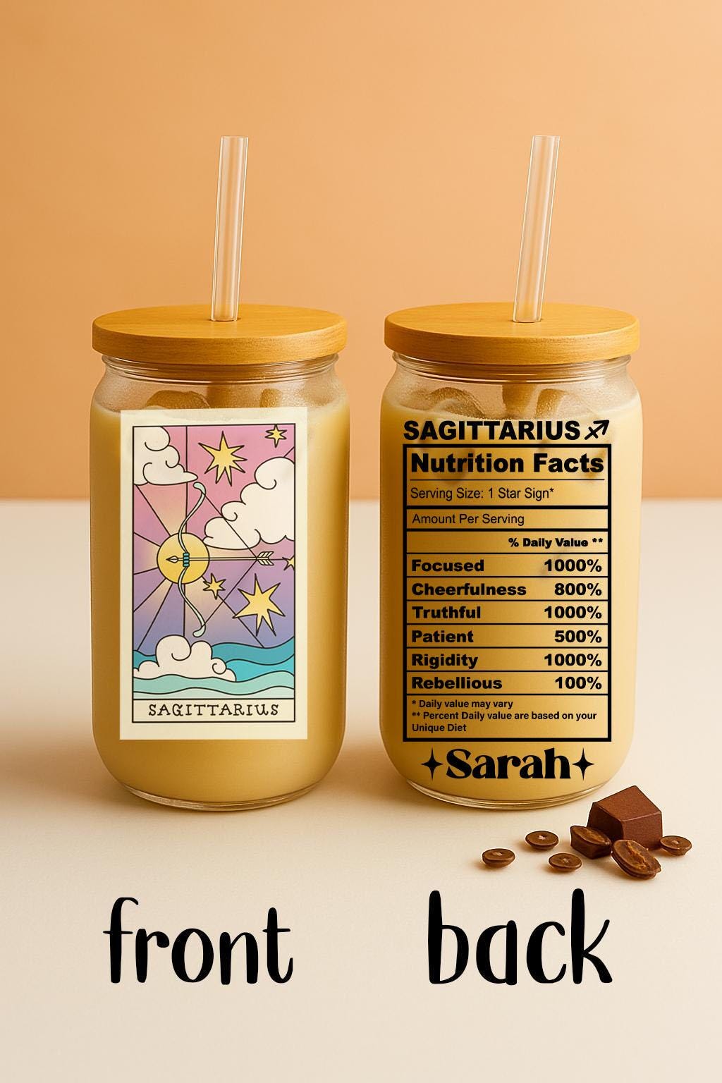 Custom Zodiac Signs Can Glass Tumbler