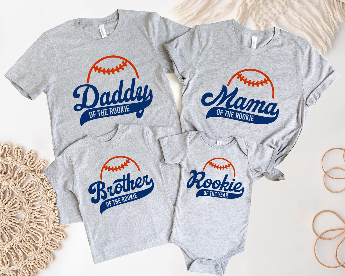 Personalized Baseball Rookie Family Shirt
