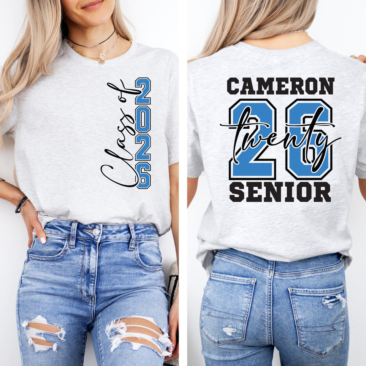 Custom Senior 2026 Shirt, Class Of 2026 Hoodie, Graduate 2026 Gift T-Shirt