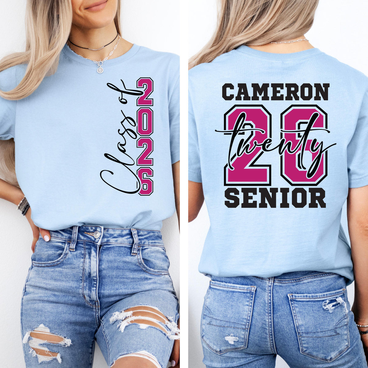 Custom Senior 2026 Shirt, Class Of 2026 Hoodie, Graduate 2026 Gift T-Shirt