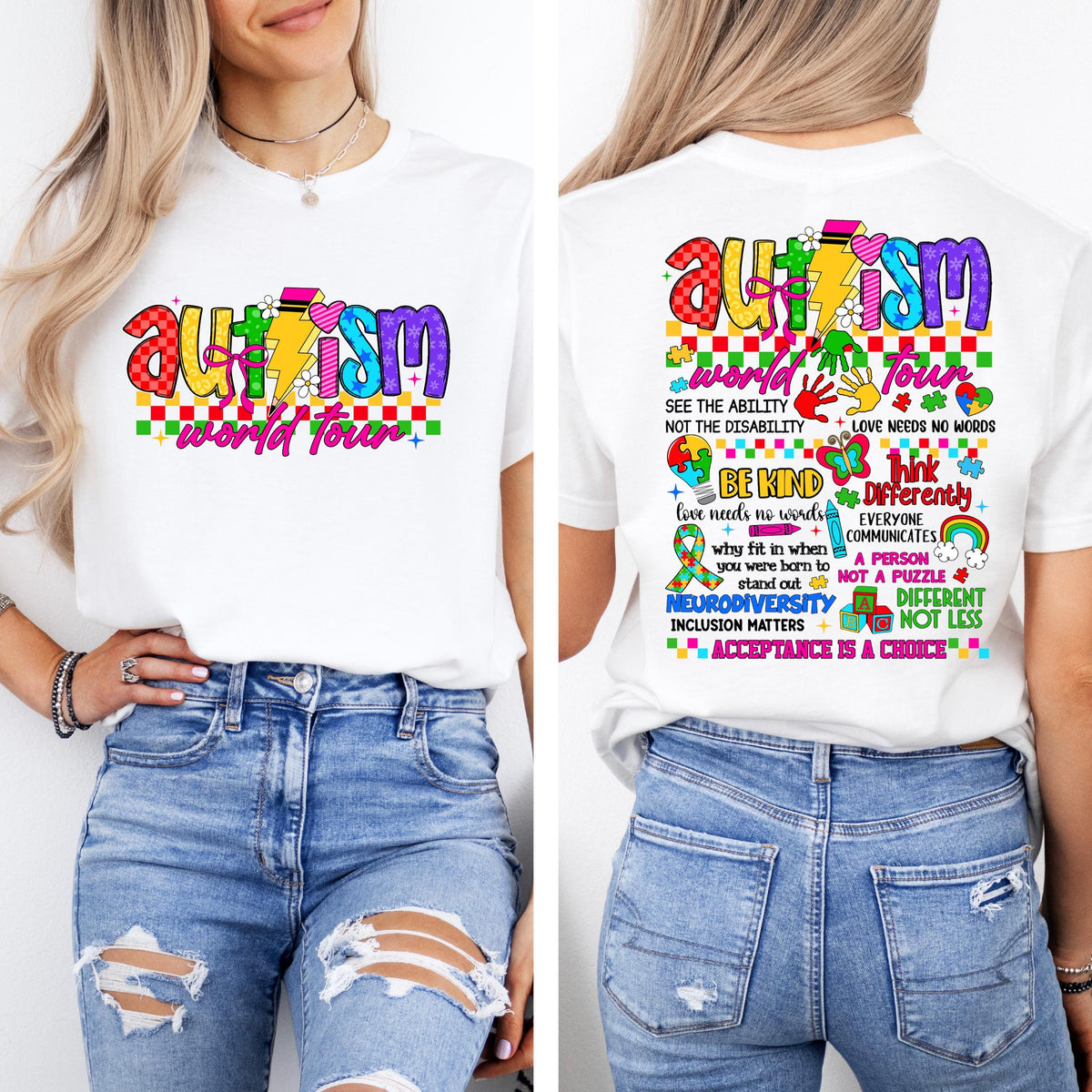 Autism Acceptance World Tour Graphic Shirt
