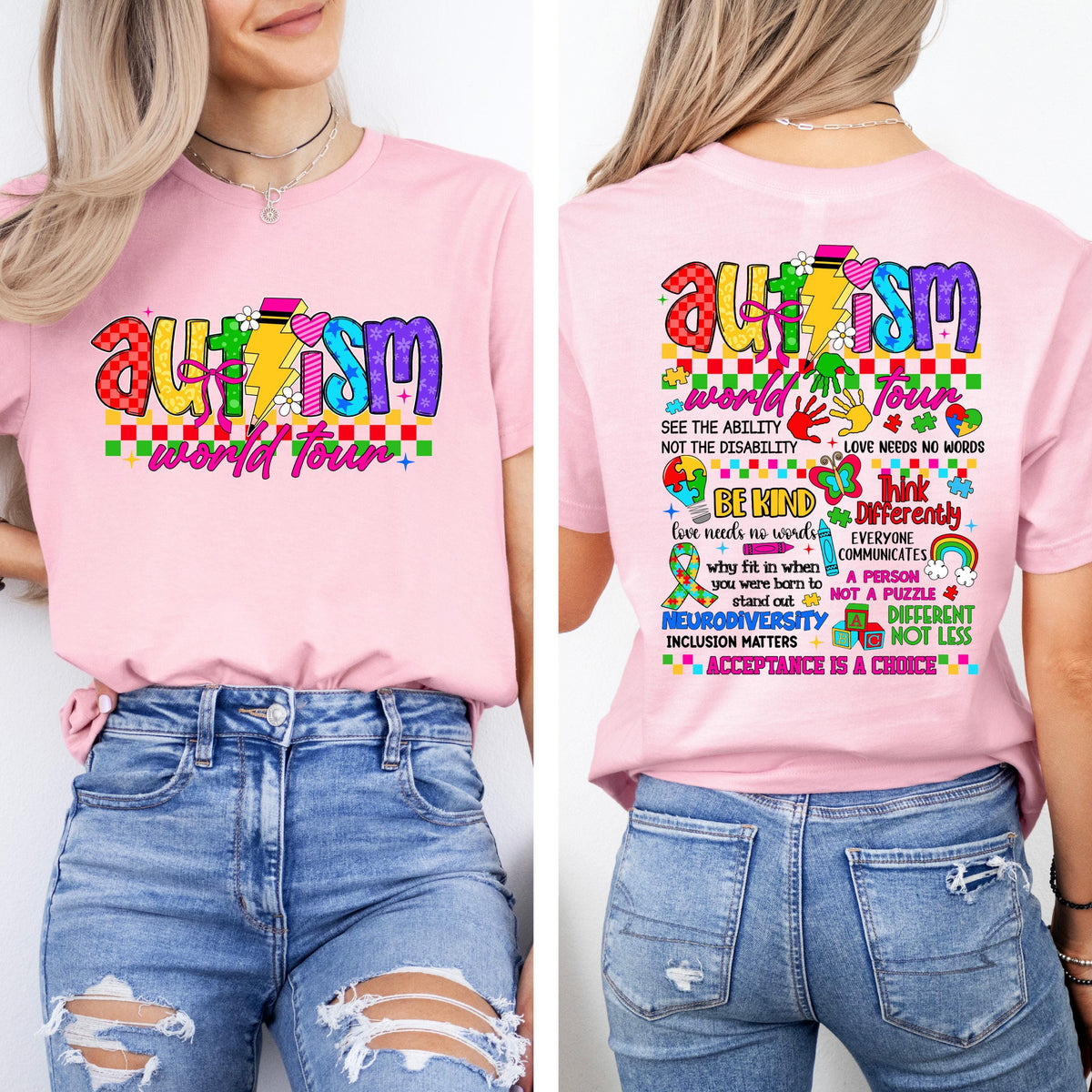 Autism Acceptance World Tour Graphic Shirt