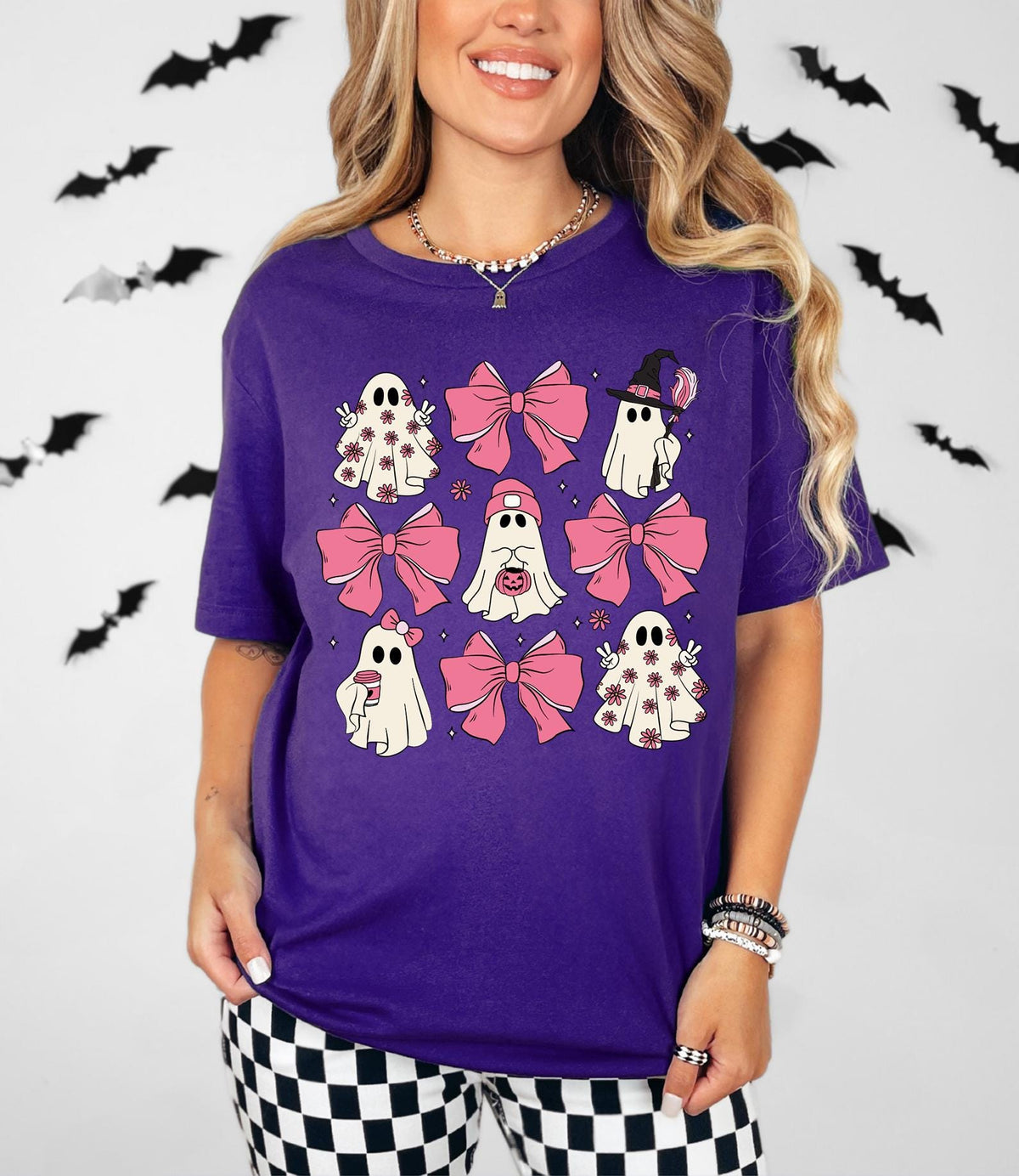 Coquette Ghost Girls Shirt, Halloween Girls Tee, Spooky Season Sweatshirt, Toddler Ghost Gift Tee, Fall Girl Trip Tee