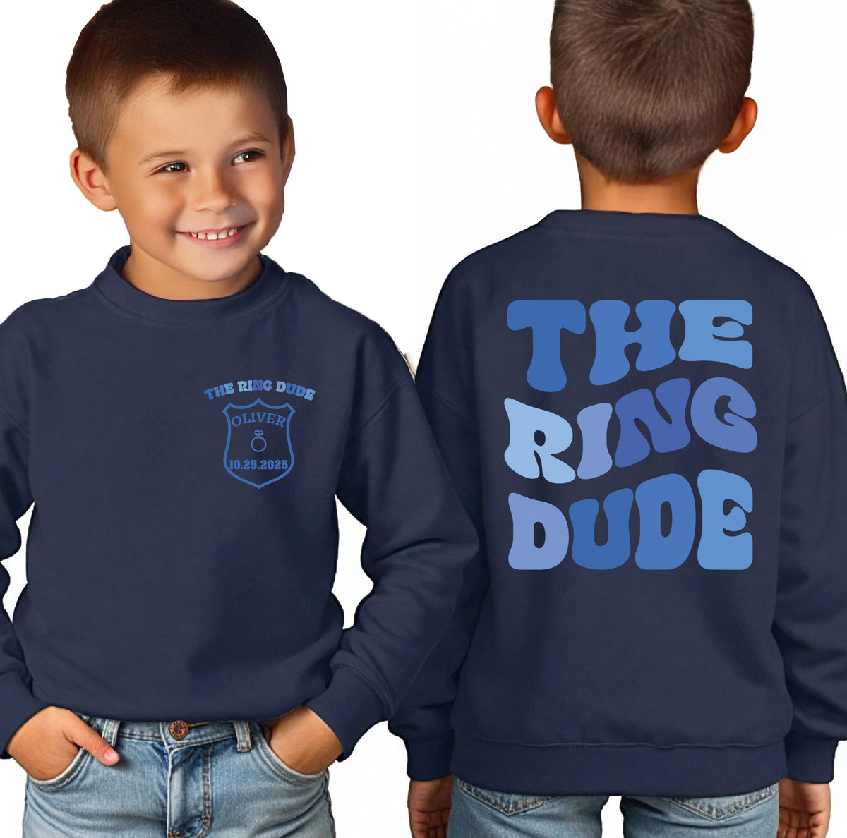 The Ring Dude Shirt, Ring Security T-shirt, Bridal Party Kids Gift, Wedding Party Shirt for Boys
