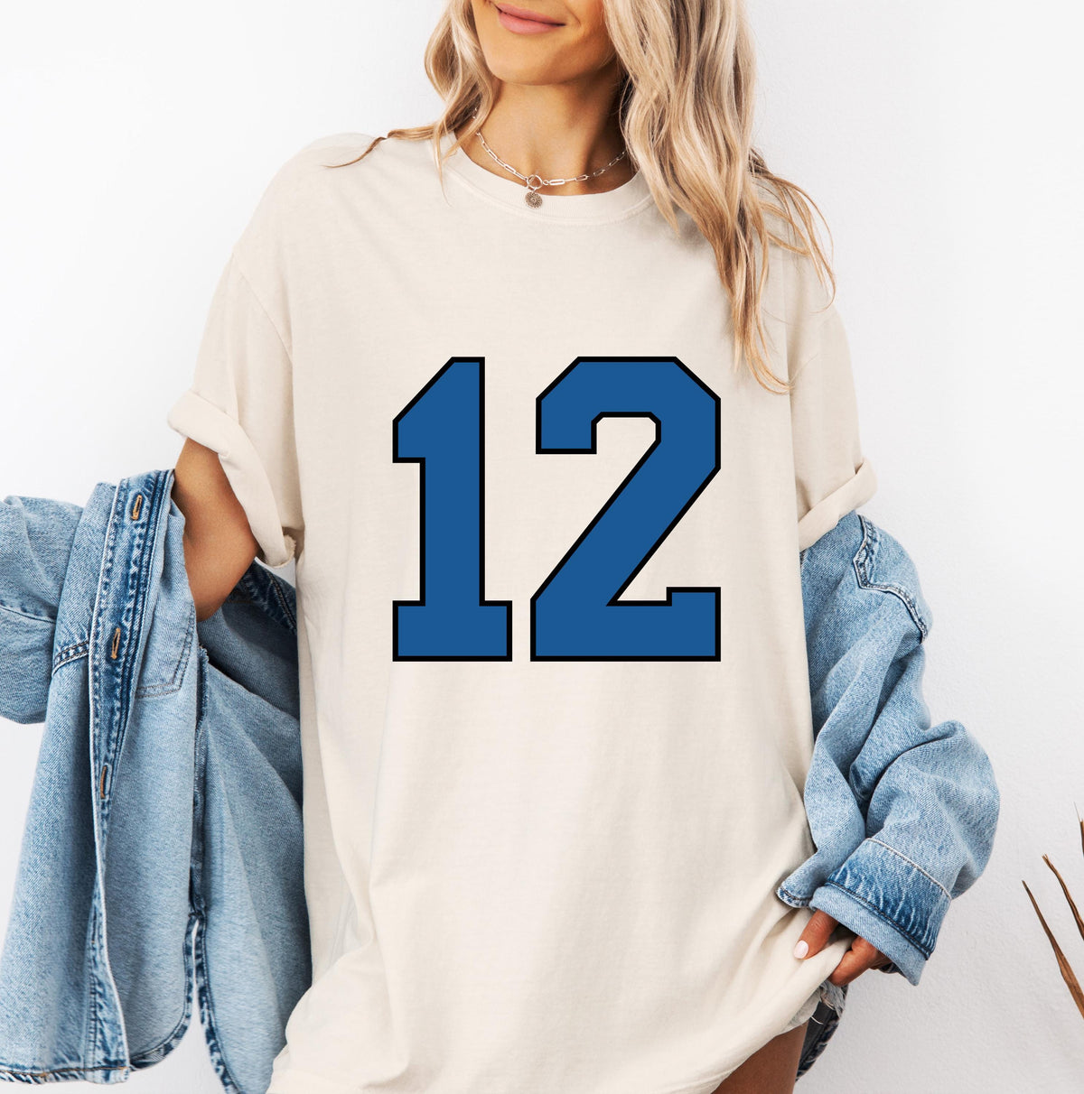 Custom Number Sweatshirt, Player Number Shirt, School Team Number Sweatshirt, College Football Tee