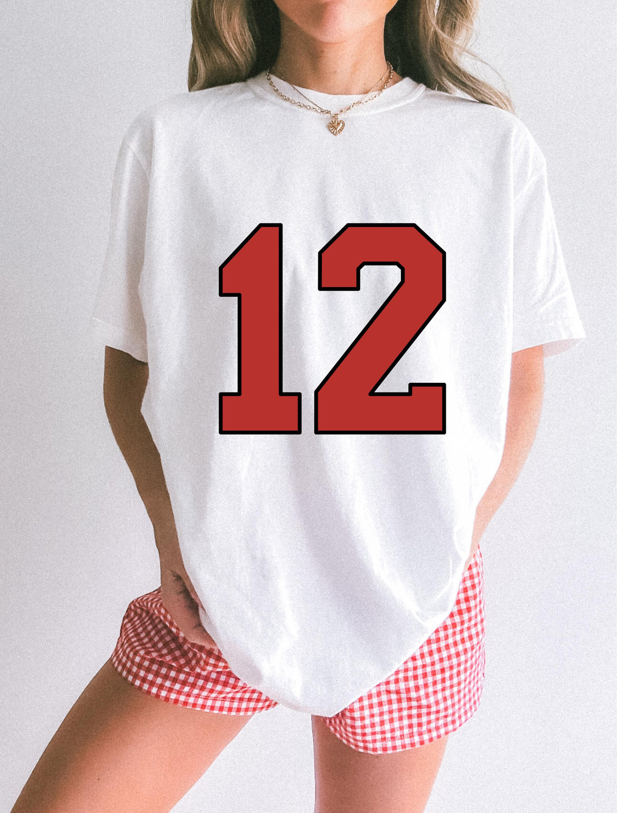 Custom Number Sweatshirt, Player Number Shirt, School Team Number Sweatshirt, College Football Tee