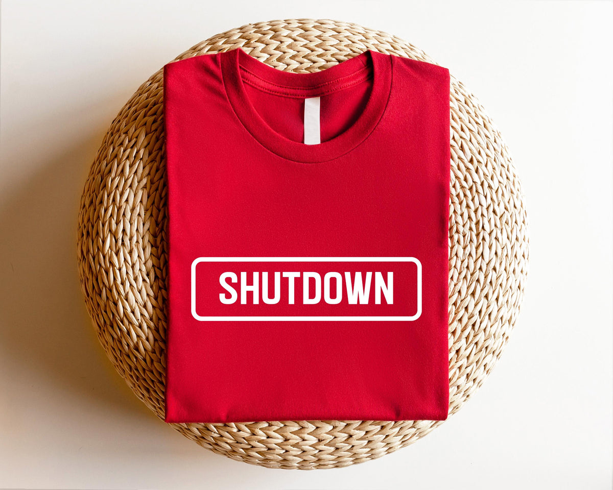 Shutdown Protest Graphic Shirt