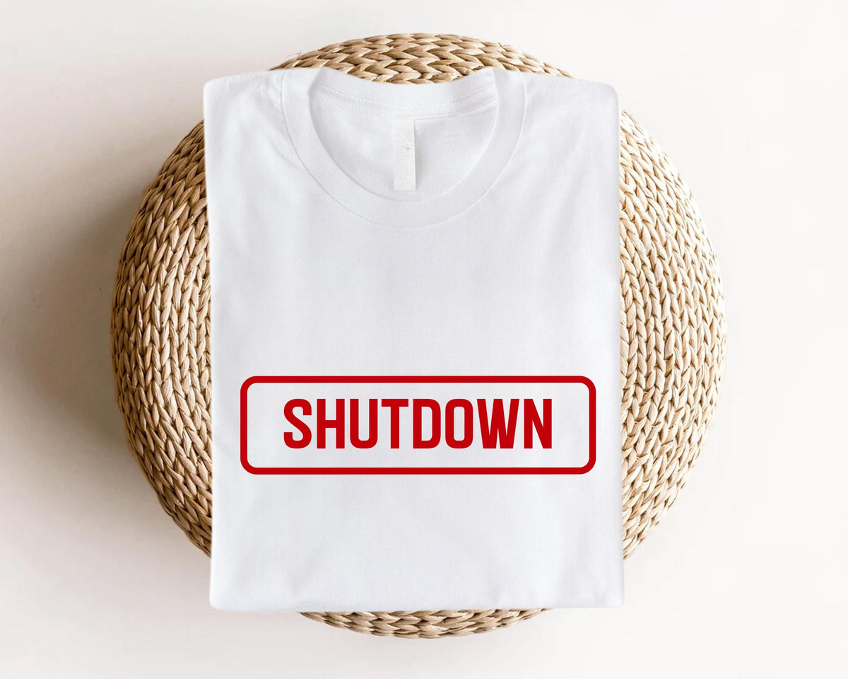 Shutdown Protest Graphic Shirt