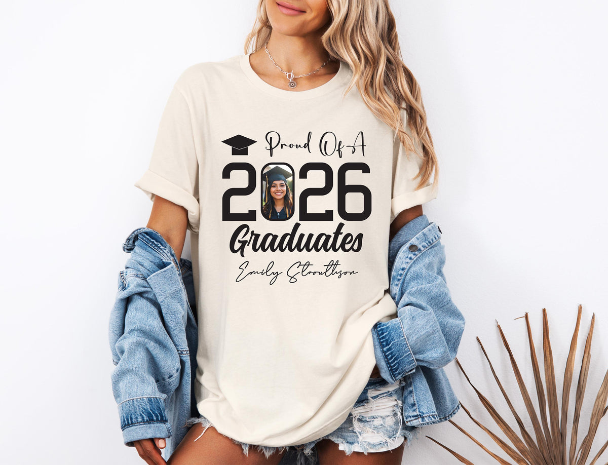 Proud Grad Family Shirt, Custom Graduation Shirt, Senior Gift Sweatshirts