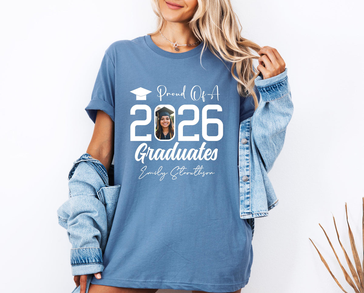 Proud Grad Family Shirt, Custom Graduation Shirt, Senior Gift Sweatshirts
