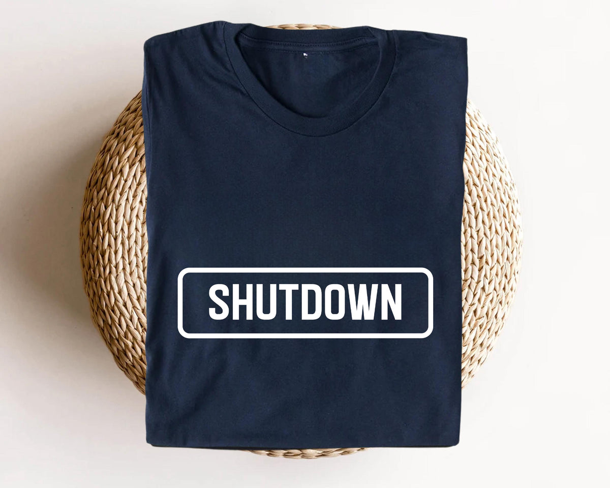 Shutdown Protest Graphic Shirt