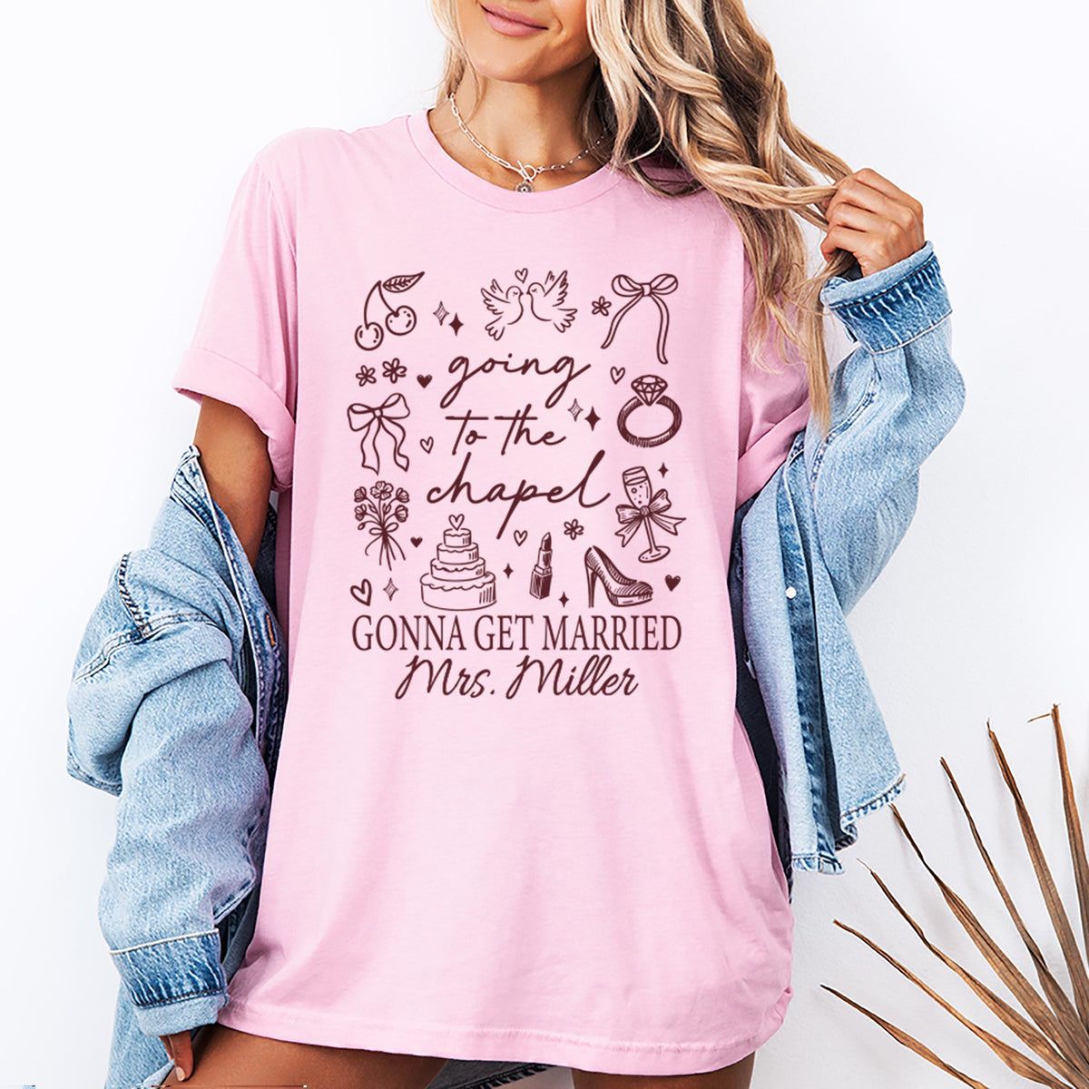 Going To The Chapel Shirt, Custom Bachelorette Party T-Shirt, Gonna Get Married Gift, Bridal Party Tee, Future Mrs. Sweatshirt