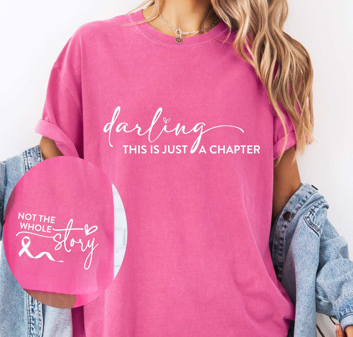This Is Just a Chapter Not The Whole Story Shirt, Breast Cancer Awareness Motivational Gift, Cancer Support Tee, Fight Cancer T-Shirt