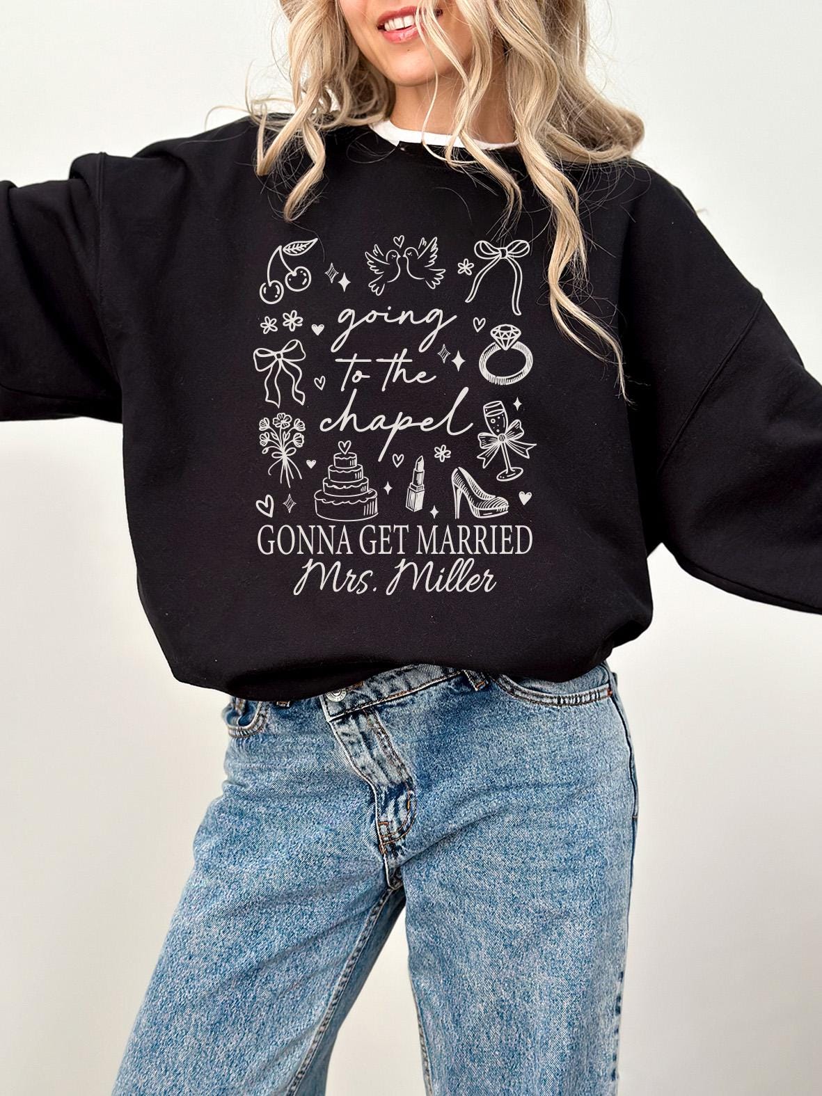 Going To The Chapel Shirt, Custom Bachelorette Party T-Shirt, Gonna Get Married Gift, Bridal Party Tee, Future Mrs. Sweatshirt