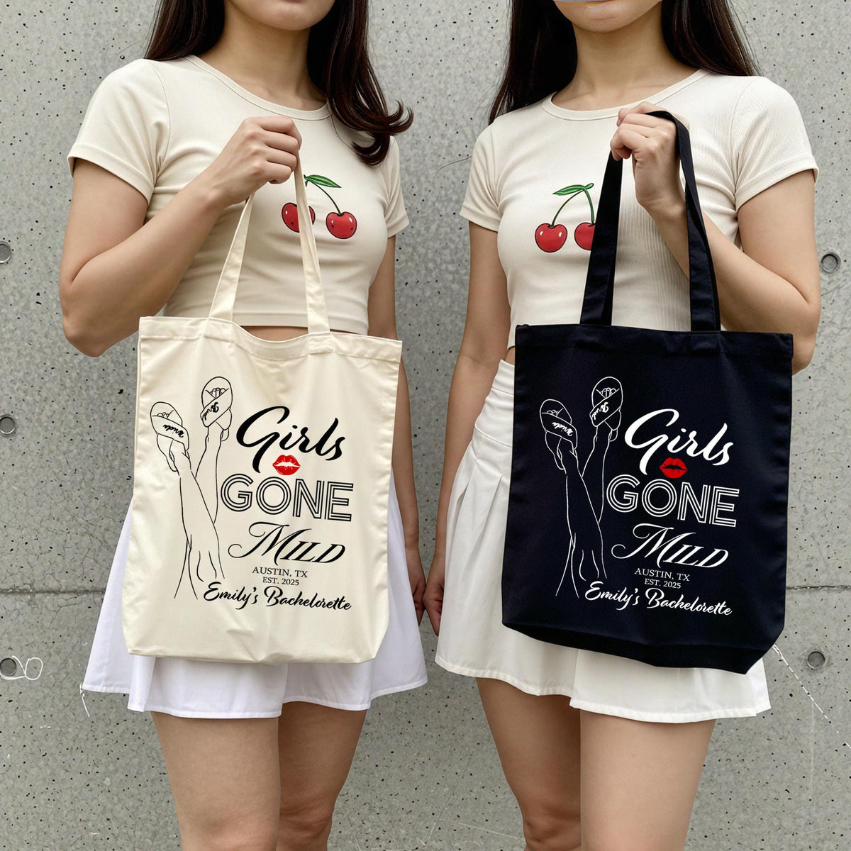 Girls Bachelorette Spa Tote Bags, Girls Weekend Totes, Bridal Party Night Bags, Bridesmaid Gifts, Team Bride Favors, Bride Squad Merch Tote