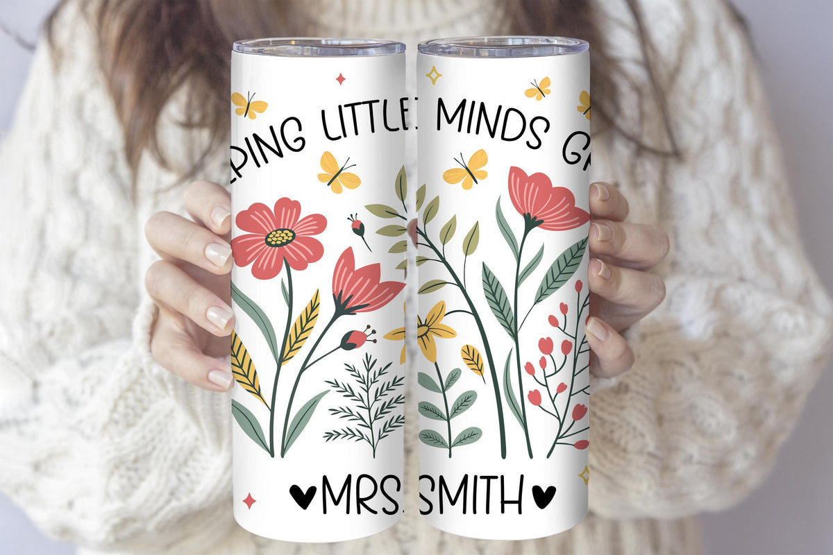 Personalized Helping Little Minds Grow Insulated Tumbler