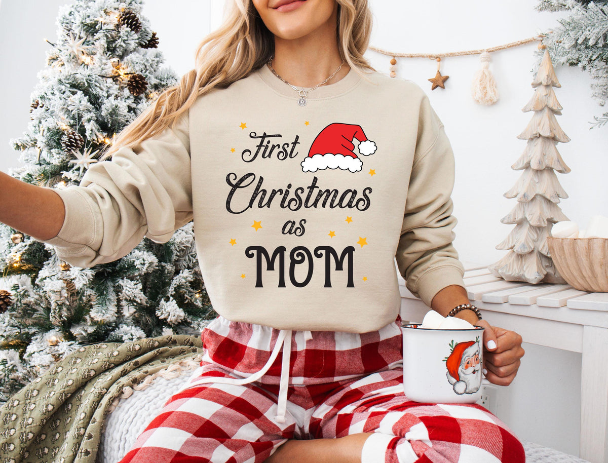 First Christmas Family Shirt, 1st Christmas Mom Dad Shirts, Christmas Baby Tee, First Christmas Family Matching Sweatshirt