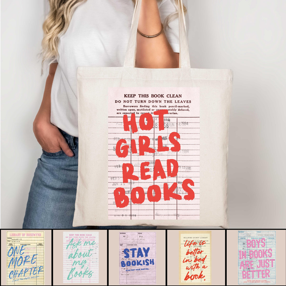 Book Lover Tote Bag, Library Card Tote Bag, Bookworm Tote Bag, Funny Book Bag, Book Lover Bookish Canvas Bag, Bibliophiles & Book Club Gifts