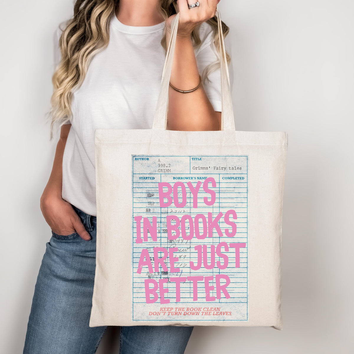 Book Lover Tote Bag, Library Card Tote Bag, Bookworm Tote Bag, Funny Book Bag, Book Lover Bookish Canvas Bag, Bibliophiles & Book Club Gifts
