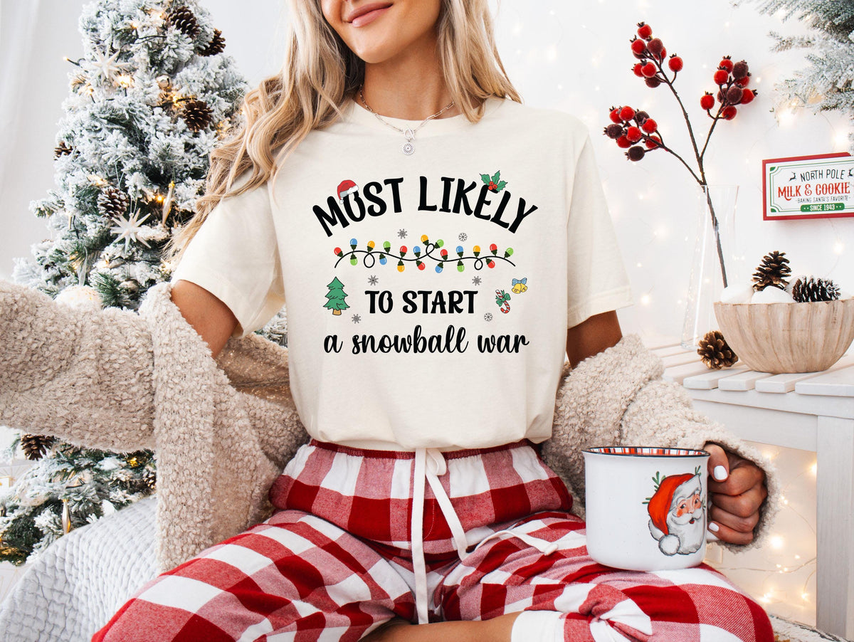 Christmas Family T-shirt, Christmas Group Matching Tees, Custom Xmas Sweatshirt, Xmas Quotes Hoodie