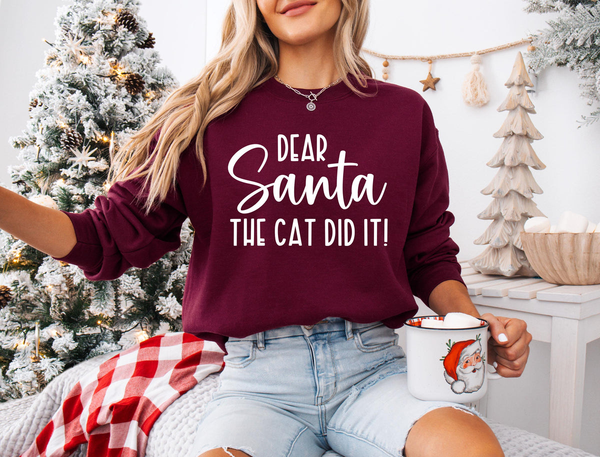 Dear Santa Shirt, Christmas Group Matching Tees, Christmas Family Sweatshirt, Christmas Quotes T-shirt, Christmas Family Sweater