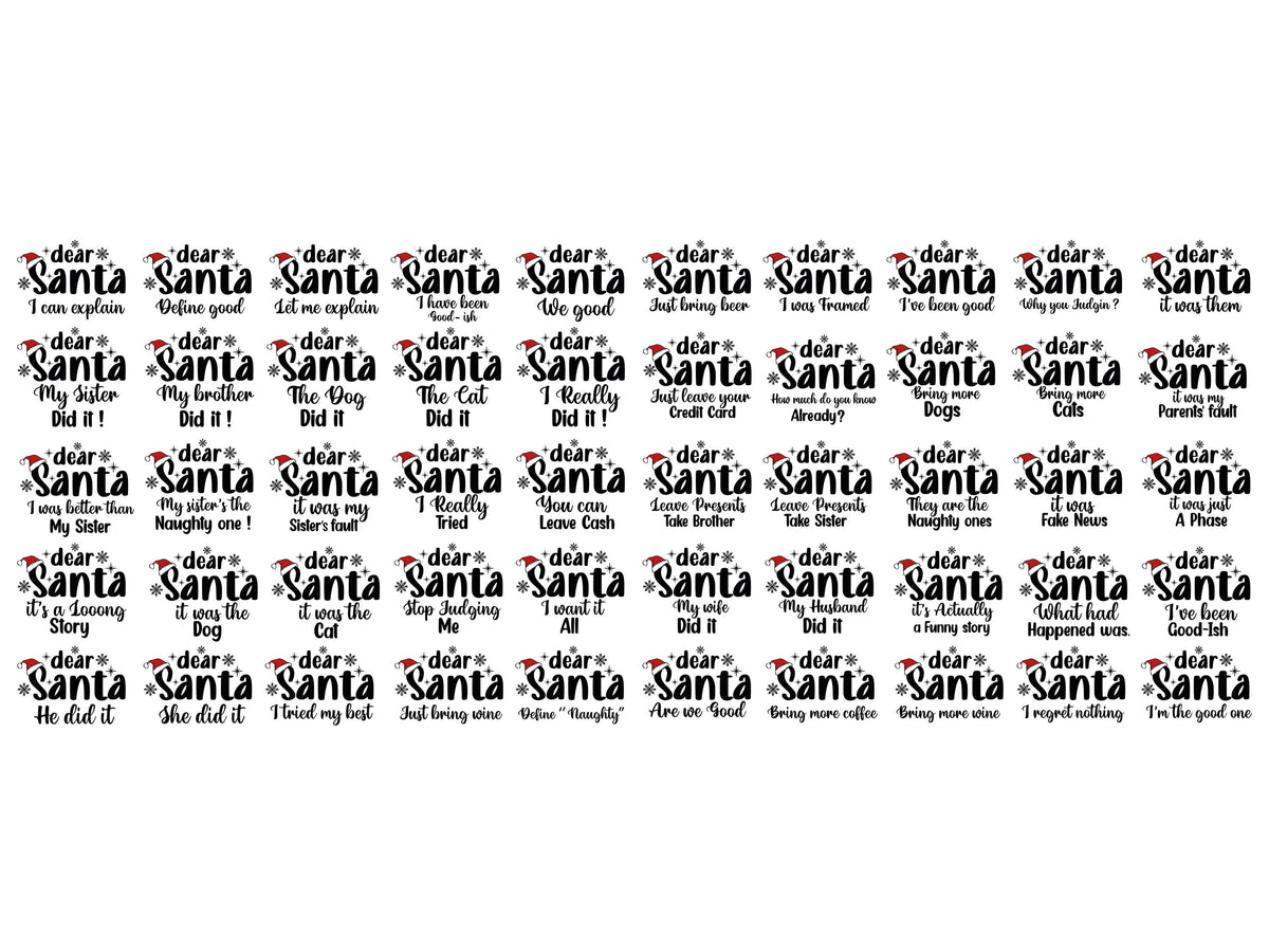 Dear Santa Matching Shirts, Custom Christmas Family T-shirt, Christmas Quotes Sweatshirt, Xmas Group Hoodie