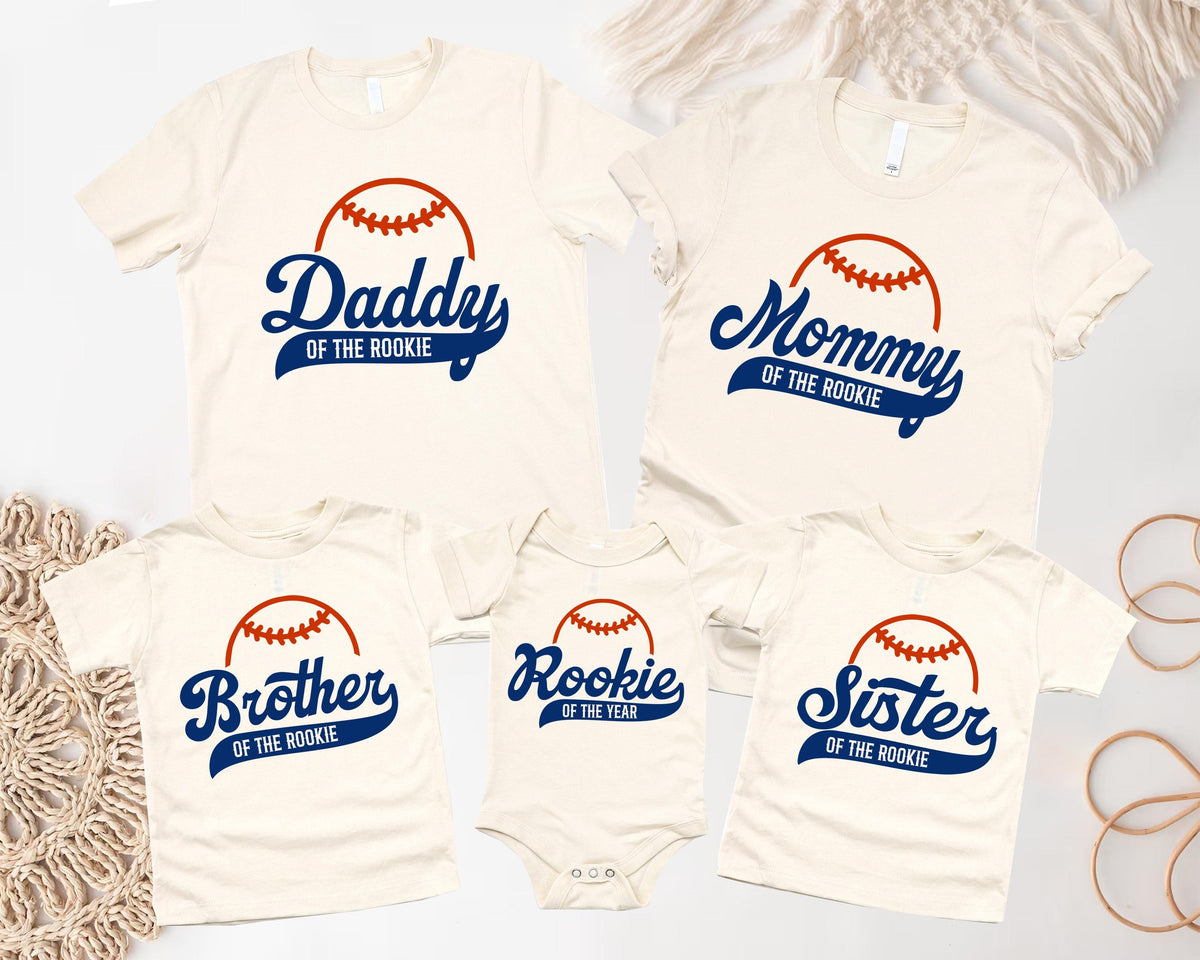 Personalized Baseball Rookie Family Shirt