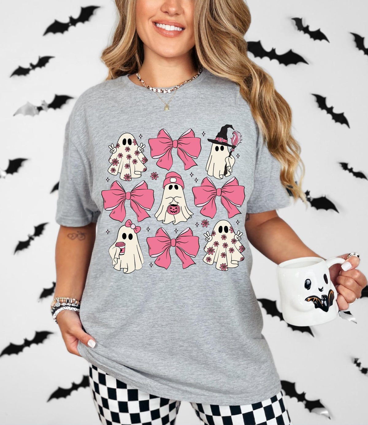 Coquette Ghost Girls Shirt, Halloween Girls Tee, Spooky Season Sweatshirt, Toddler Ghost Gift Tee, Fall Girl Trip Tee