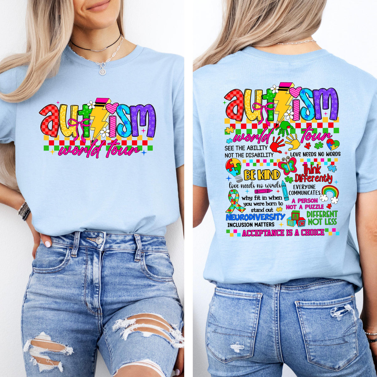 Autism Acceptance World Tour Graphic Shirt