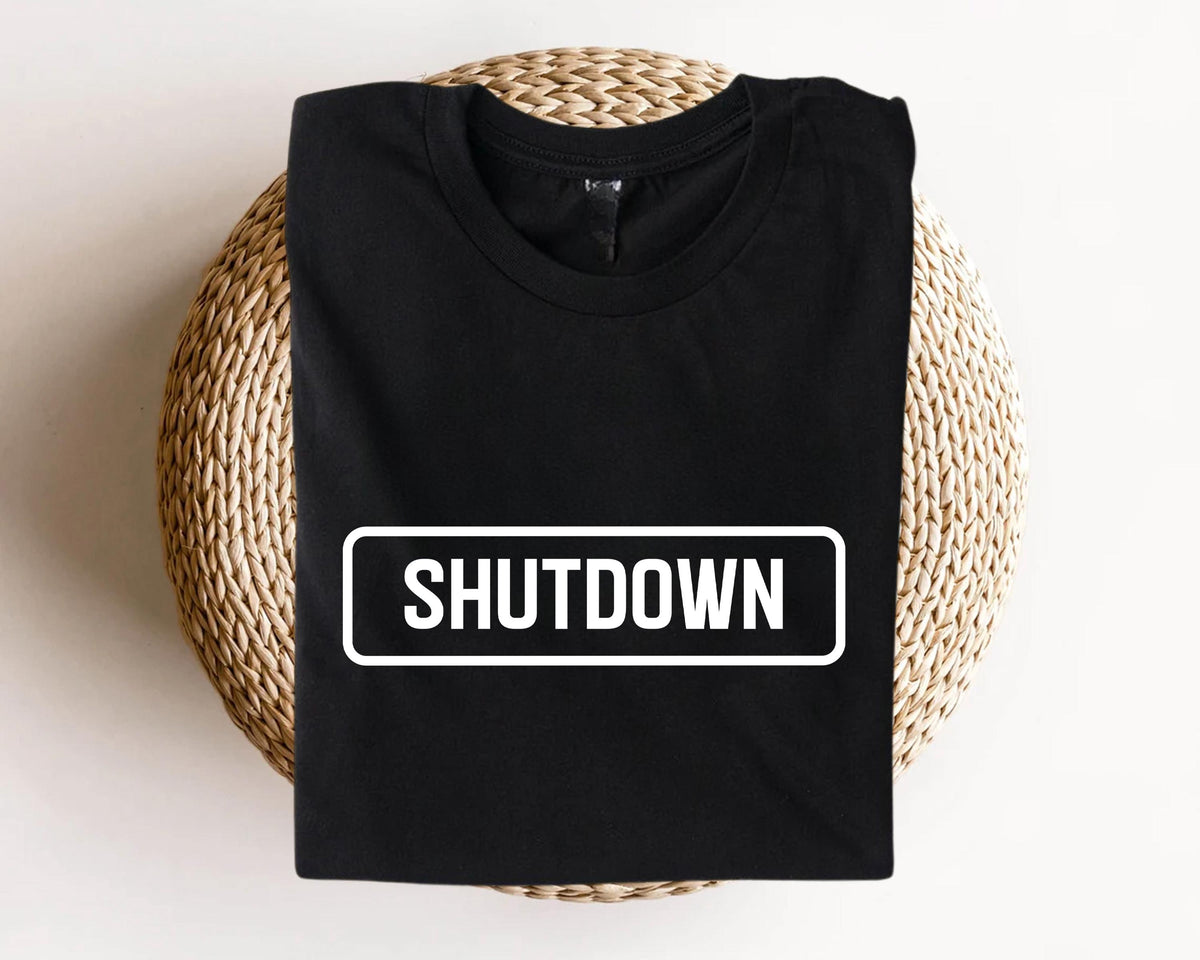 Shutdown Protest Graphic Shirt