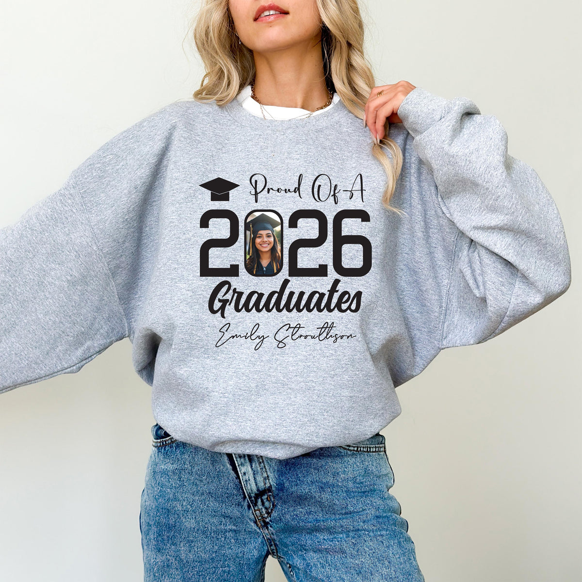 Proud Grad Family Shirt, Custom Graduation Shirt, Senior Gift Sweatshirts