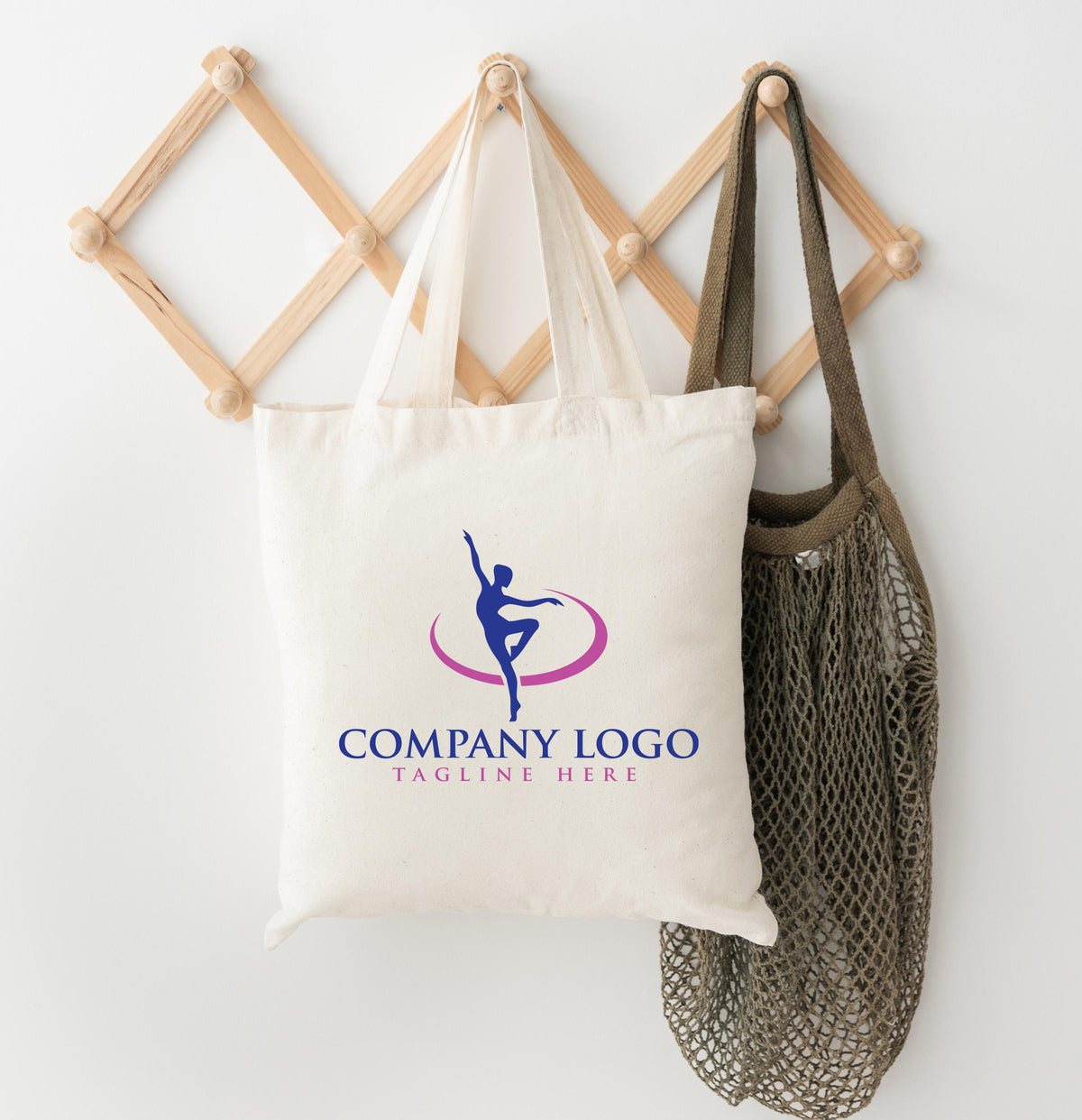 Custom Logo Tote Bag, Promotional Tote Bags, Personalized Company Tote, Branded Reusable Shopping Bag, Corporate Event Giveaway