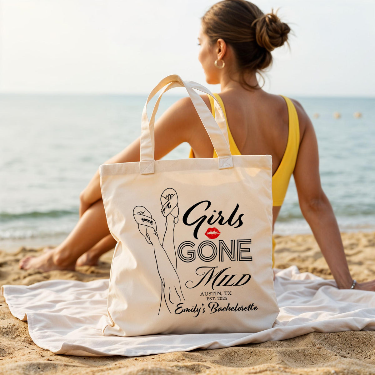 Girls Bachelorette Spa Tote Bags, Girls Weekend Totes, Bridal Party Night Bags, Bridesmaid Gifts, Team Bride Favors, Bride Squad Merch Tote