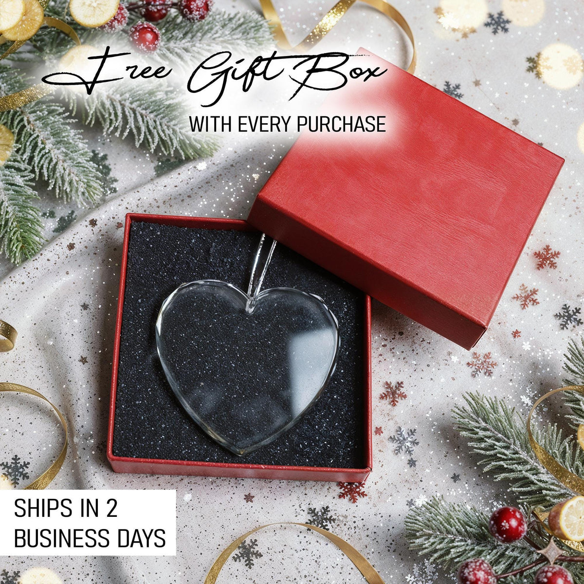 Friends Turned Family Heart Glass Ornament, Best Friend Christmas Gift