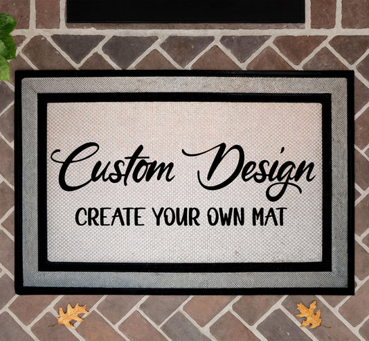 Custom Entry Doormat, Create Your Own Welcome Mat, Personalized Housewarming Gift