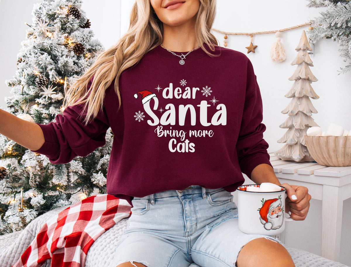 Dear Santa Matching Shirts, Custom Christmas Family T-shirt, Christmas Quotes Sweatshirt, Xmas Group Hoodie