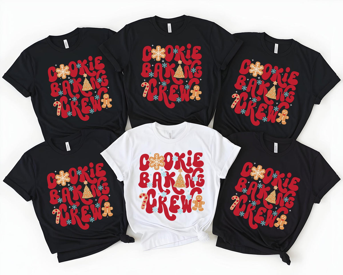 Cookie Baking Crew Shirt, Gingerbread Sweatshirt, Bakers Team Xmas Gift