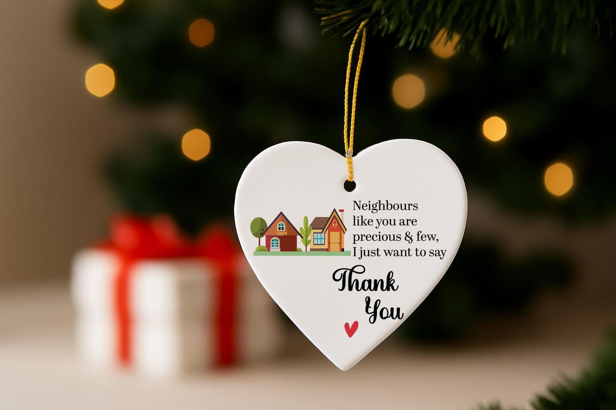 Neighbor Thank You Ornament, Precious & Few Neighbors Appreciation Gift