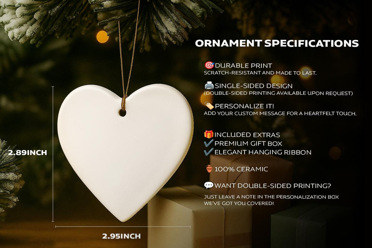 Heart Friendship Ornament, Thank You For Being In Mine Ornament