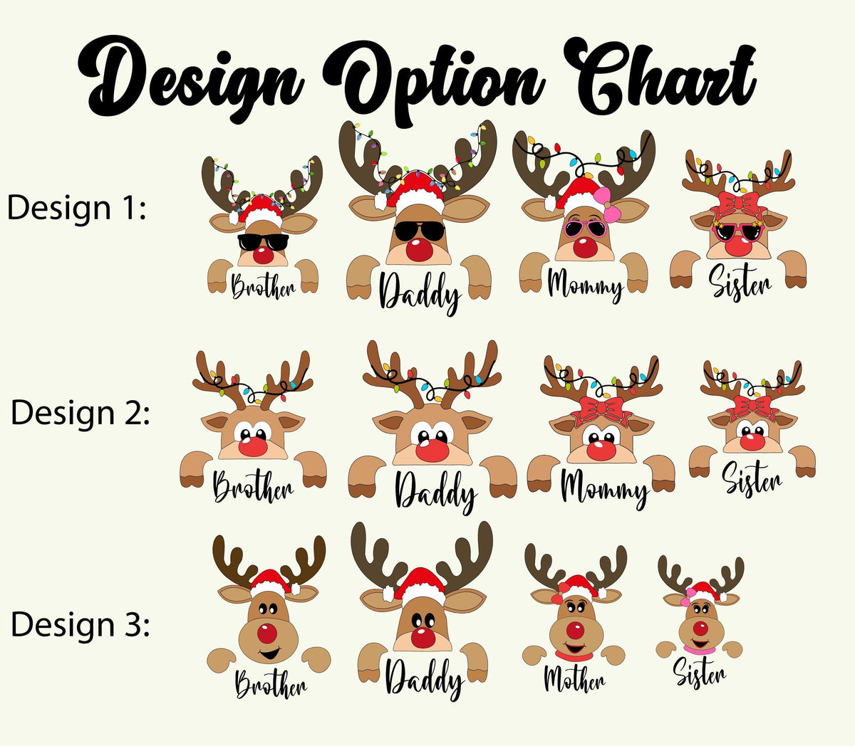 Reindeer Family Christmas Tote Bag, Personalized Christmas Canvas Bag, Custom Christmas Bag, Matching Xmas Party Tote Bags, Christmas Gift