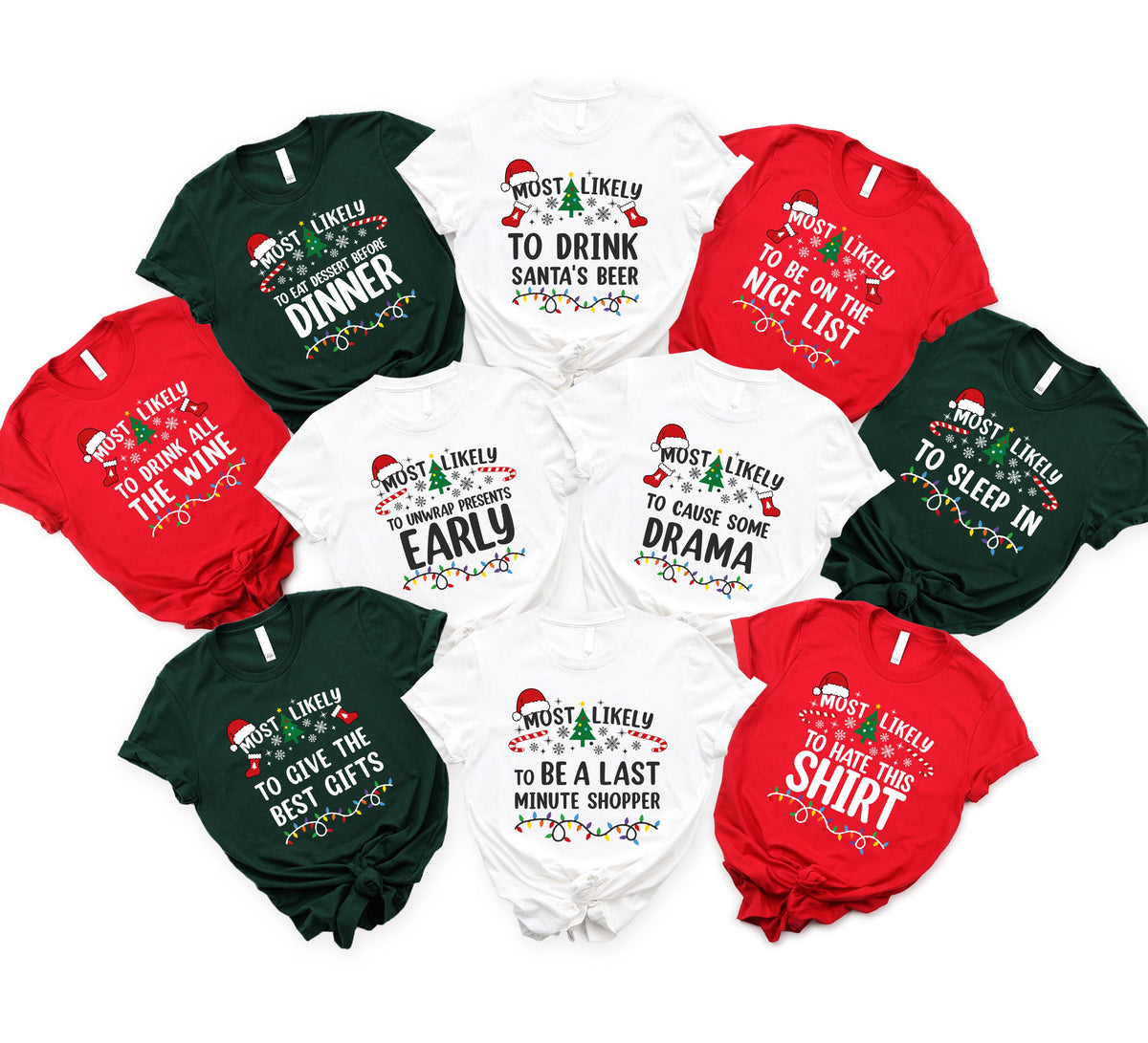 Christmas Family Shirt, Custom Holiday Group Matching Tee, Xmas Quotes Sweat