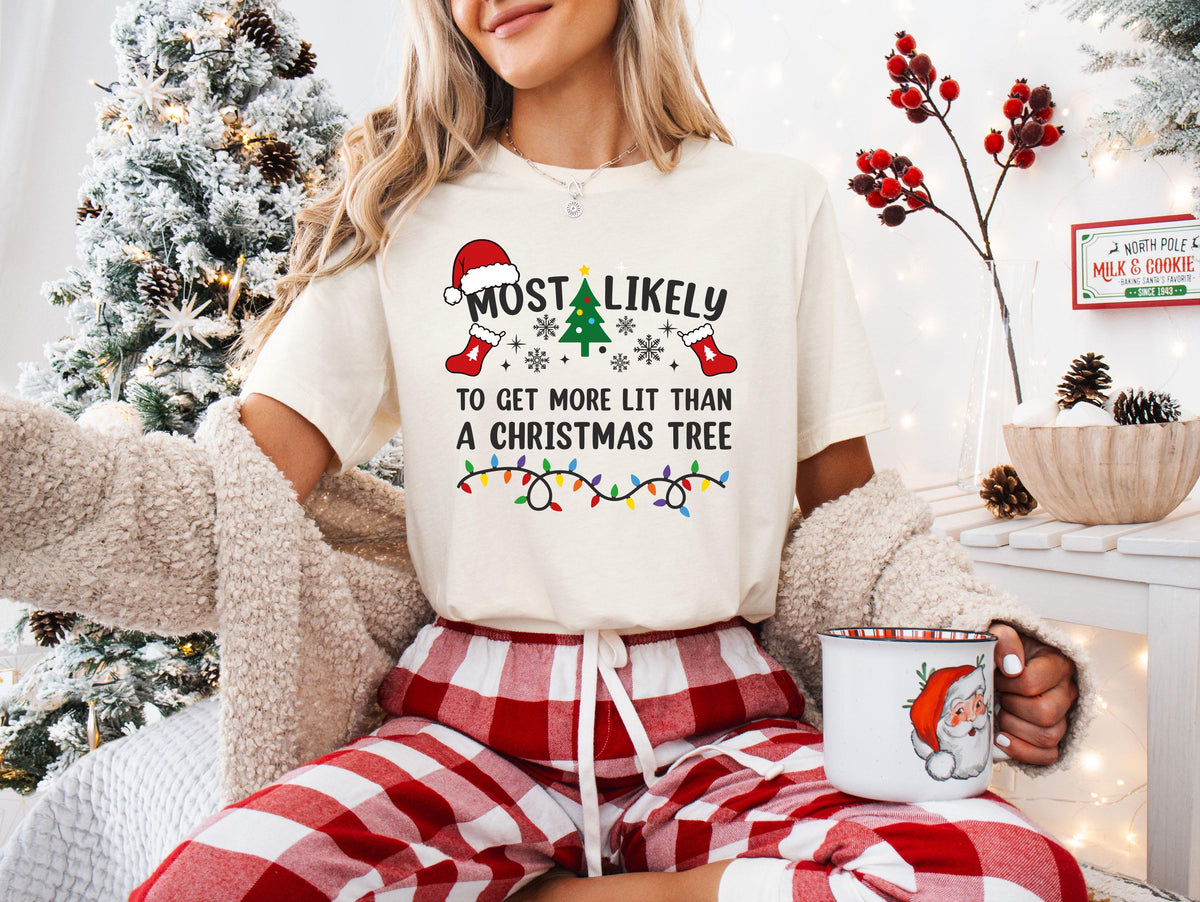 Christmas Family Shirt, Custom Holiday Group Matching Tee, Xmas Quotes Sweat