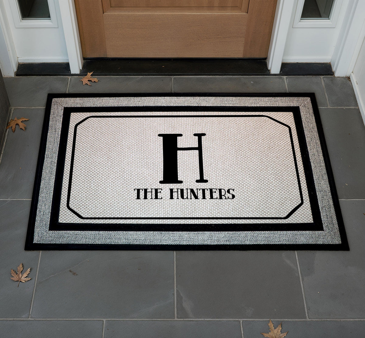 Personalized Monogram Doormat, Custom Family Name Welcome Mat