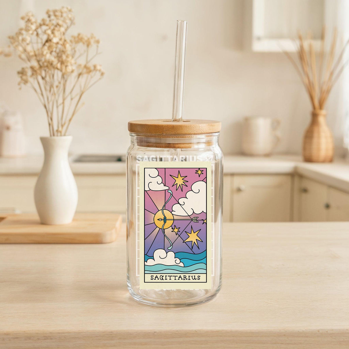 Custom Zodiac Signs Can Glass Tumbler