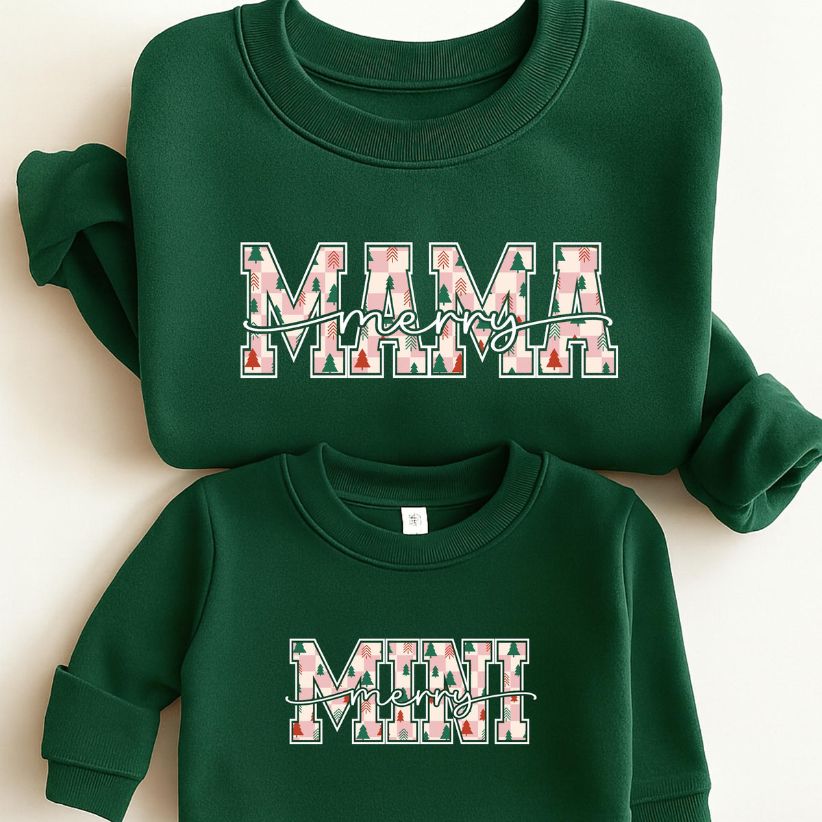 Merry Mama Shirt, Merry Mini Bodysuit, Christmas Matching Family Gift
