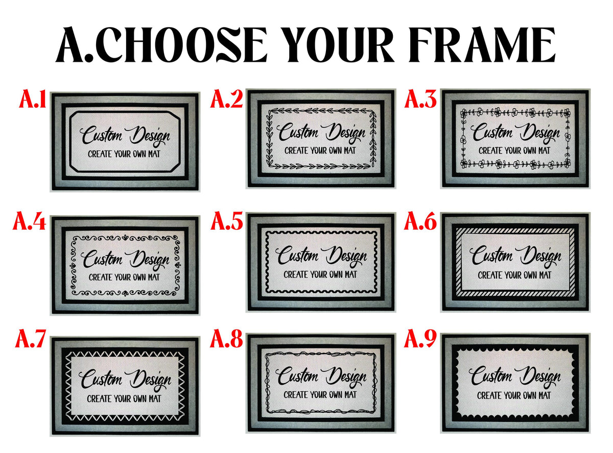 Custom Entry Doormat, Create Your Own Welcome Mat, Personalized Housewarming Gift