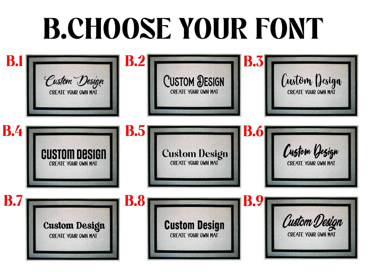 Custom Entry Doormat, Create Your Own Welcome Mat, Personalized Housewarming Gift