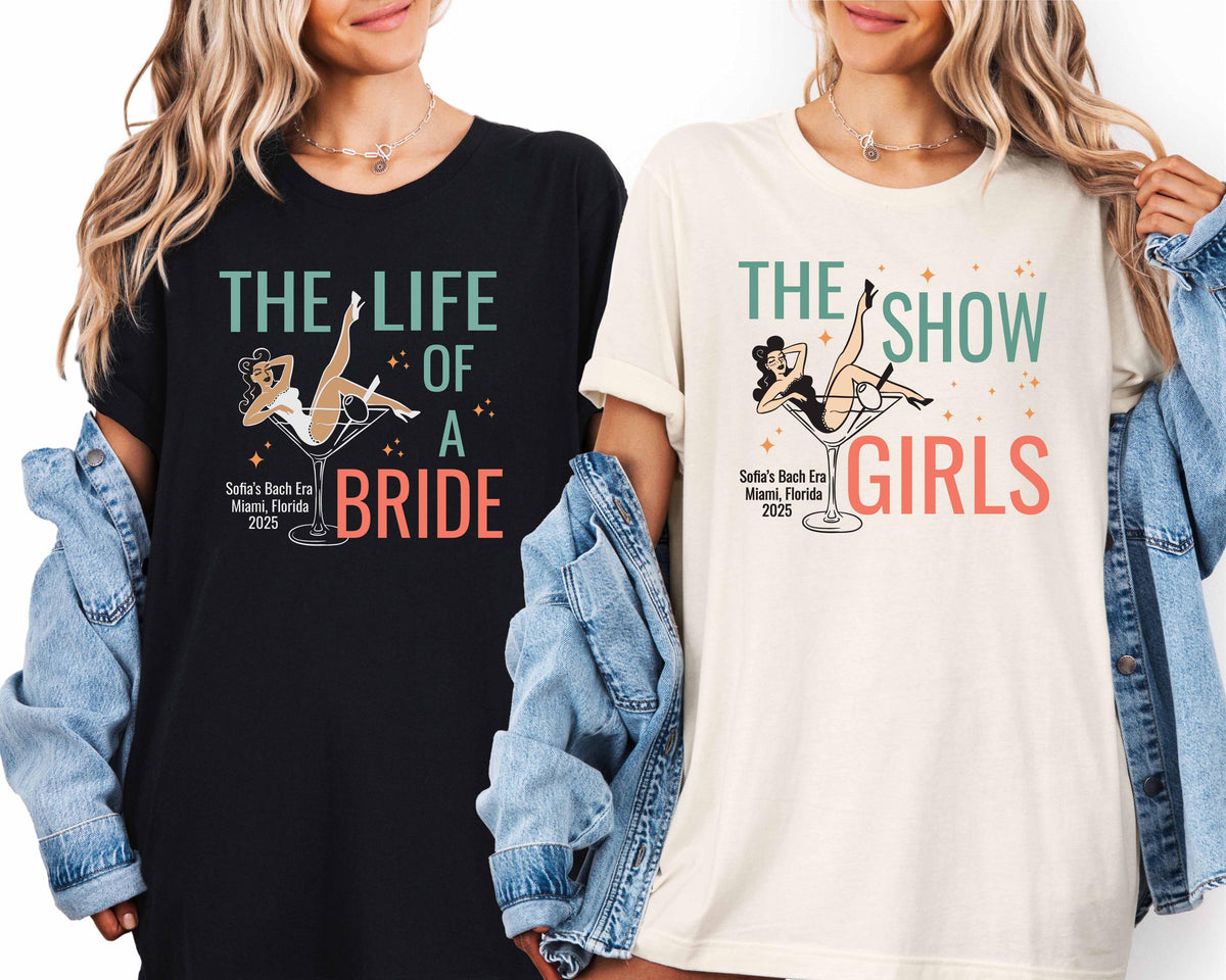 The Life of a Bride Shirt, Custom Bachelorette Party Tee, Bridal Party Gift, Team Bride Shirt